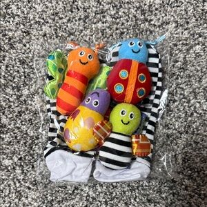 Colorful Baby Wrist Rattles and Foot Finders